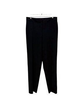 St. John Black Diana Straight-Leg Dress Pants Size 10
